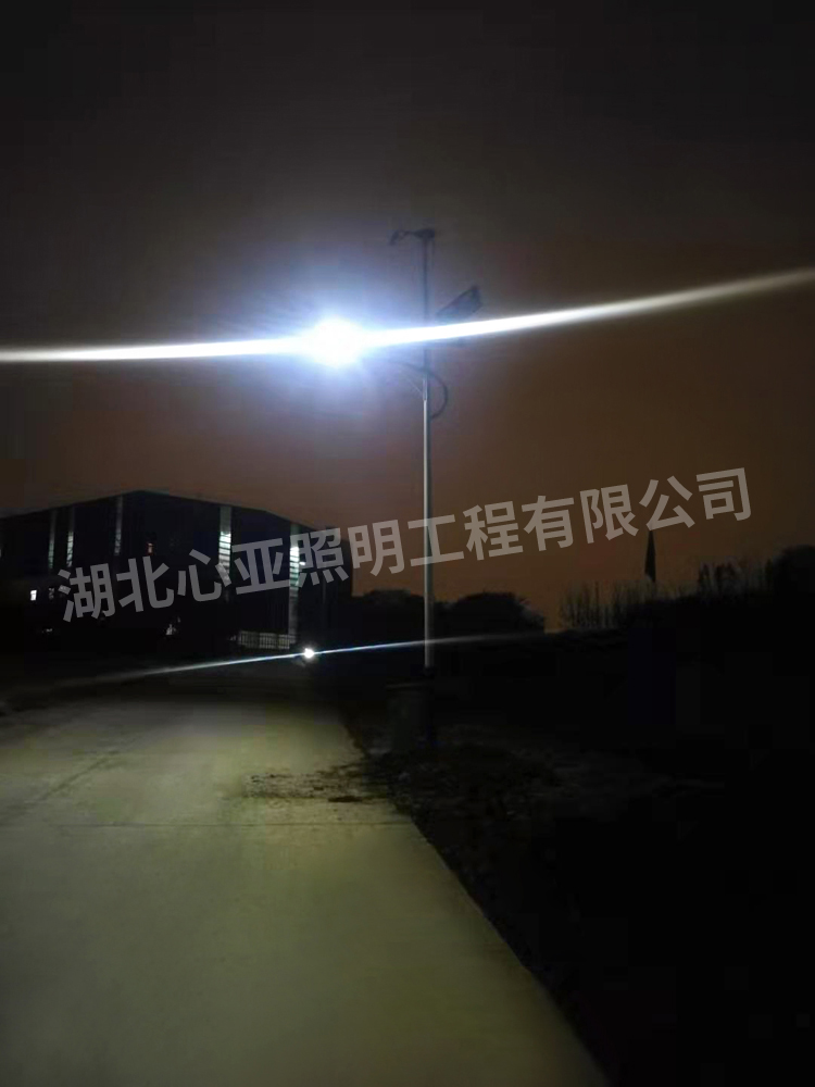武汉青山区武钢金资公司治金渣分公司太阳能风光互补路灯项目